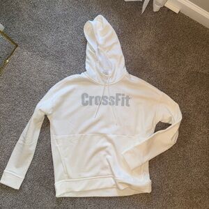 Women's White Hoodie Sweater NoBull